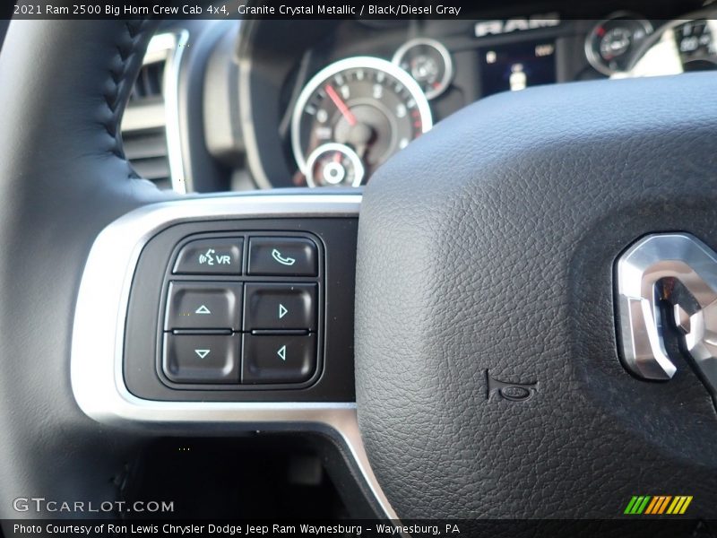 Granite Crystal Metallic / Black/Diesel Gray 2021 Ram 2500 Big Horn Crew Cab 4x4
