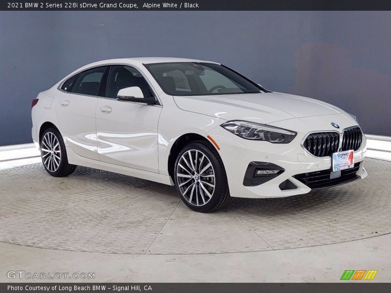 Alpine White / Black 2021 BMW 2 Series 228i sDrive Grand Coupe