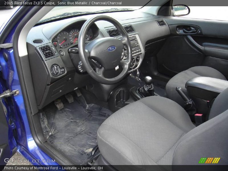 Sonic Blue Metallic / Charcoal/Charcoal 2005 Ford Focus ZX3 S Coupe