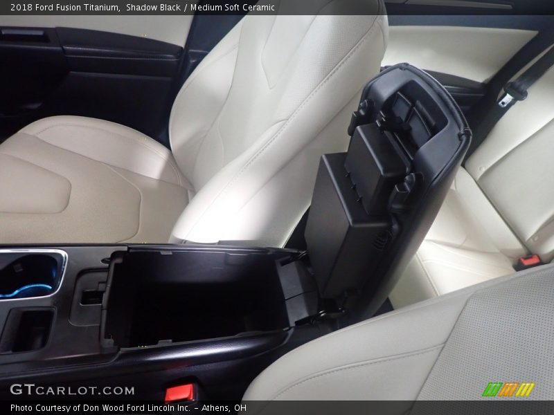 Shadow Black / Medium Soft Ceramic 2018 Ford Fusion Titanium