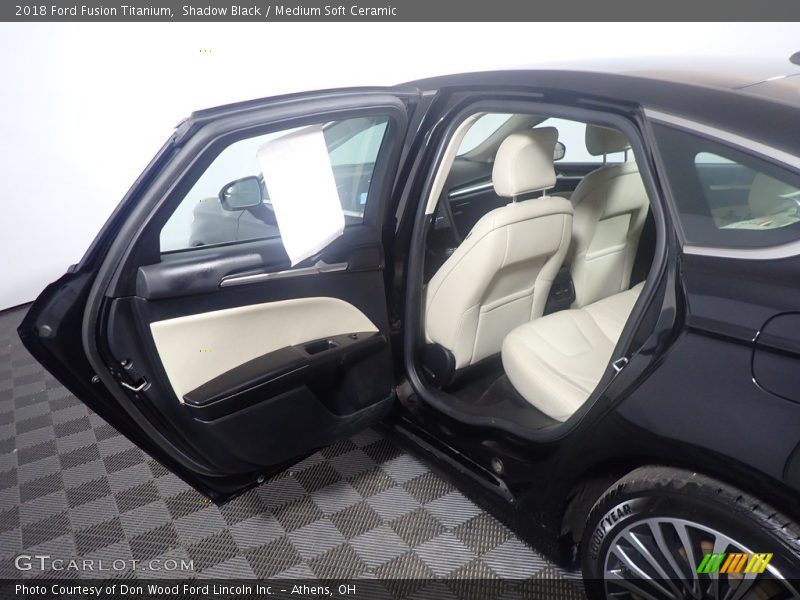 Shadow Black / Medium Soft Ceramic 2018 Ford Fusion Titanium
