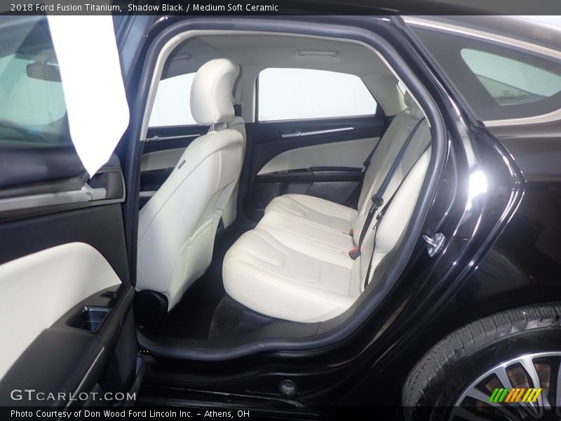 Shadow Black / Medium Soft Ceramic 2018 Ford Fusion Titanium