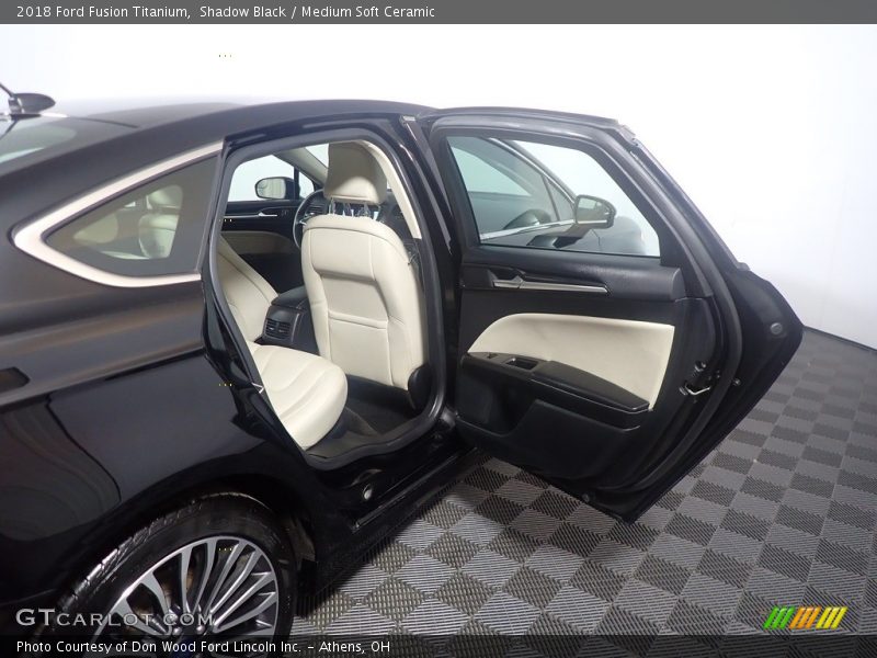 Shadow Black / Medium Soft Ceramic 2018 Ford Fusion Titanium