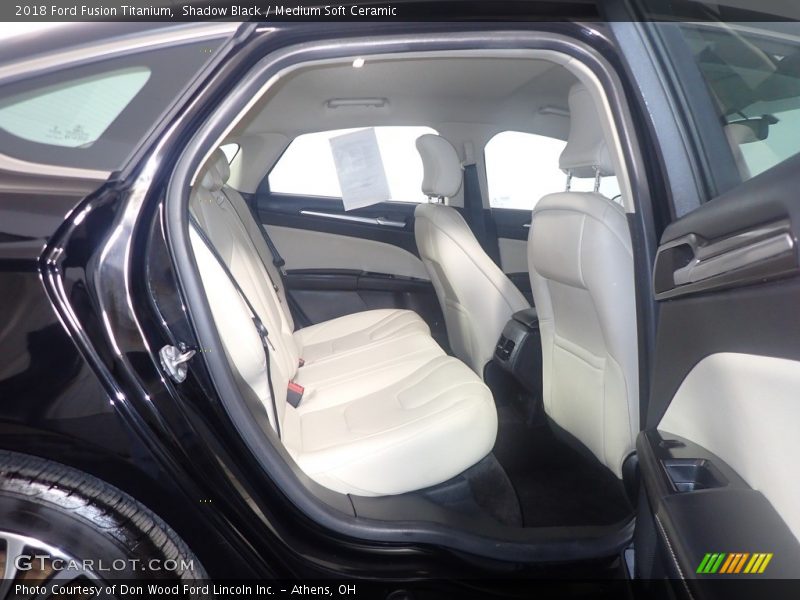 Shadow Black / Medium Soft Ceramic 2018 Ford Fusion Titanium