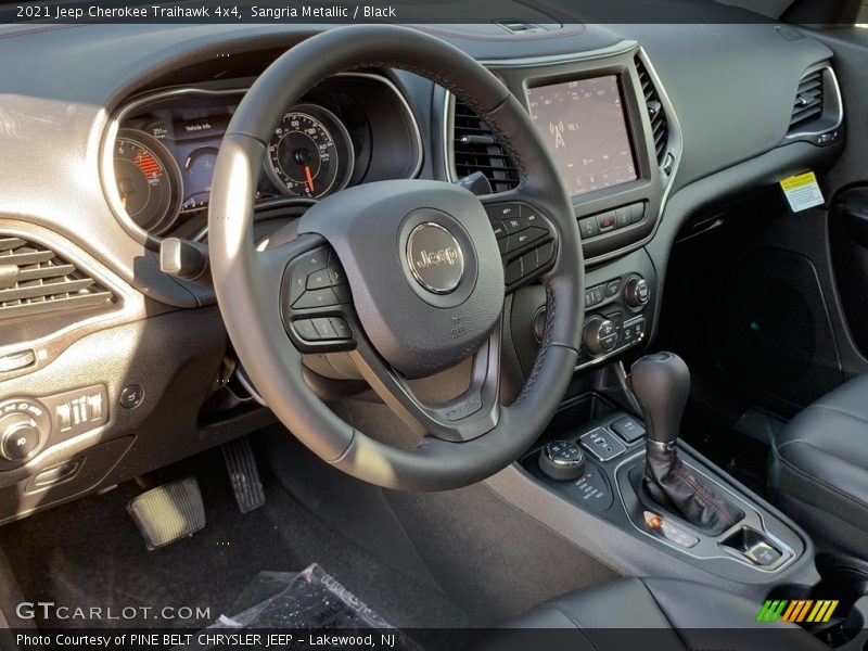 Sangria Metallic / Black 2021 Jeep Cherokee Traihawk 4x4