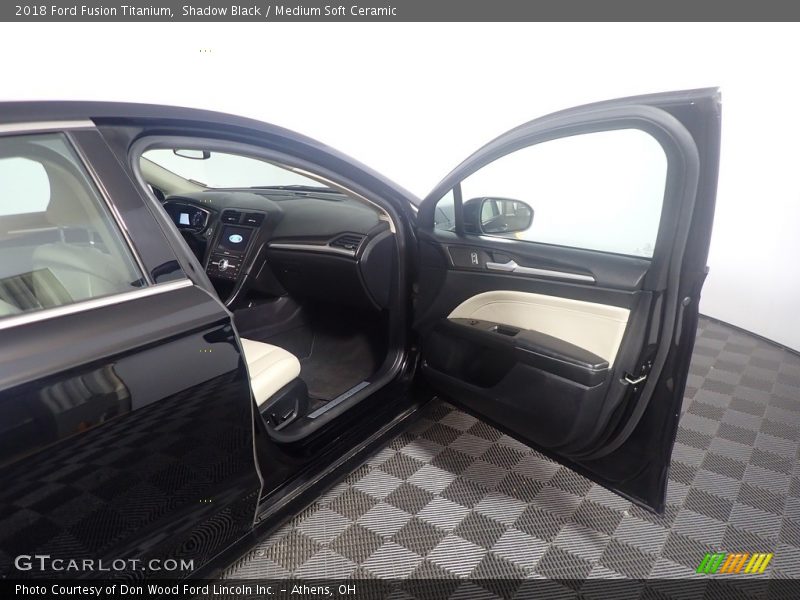 Shadow Black / Medium Soft Ceramic 2018 Ford Fusion Titanium