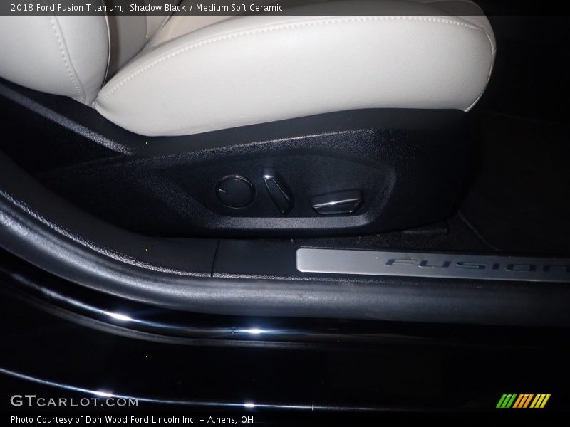 Shadow Black / Medium Soft Ceramic 2018 Ford Fusion Titanium