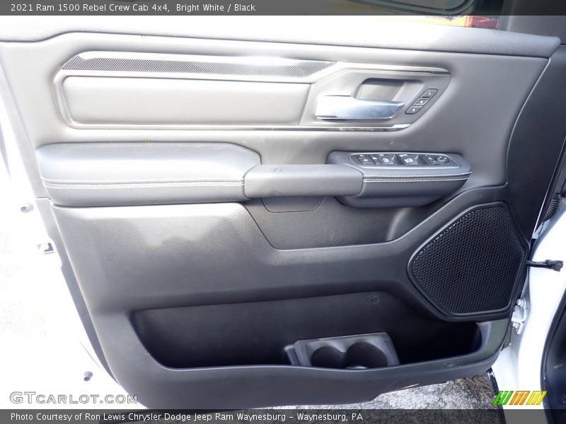Bright White / Black 2021 Ram 1500 Rebel Crew Cab 4x4