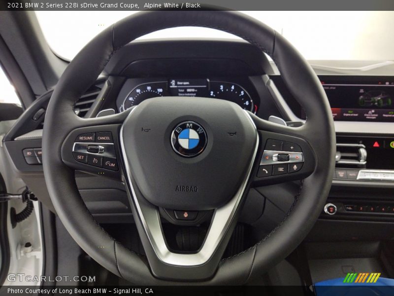 Alpine White / Black 2021 BMW 2 Series 228i sDrive Grand Coupe