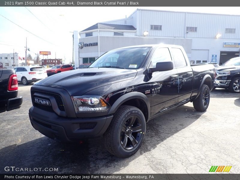 Diamond Black Crystal Pearl / Black 2021 Ram 1500 Classic Quad Cab 4x4