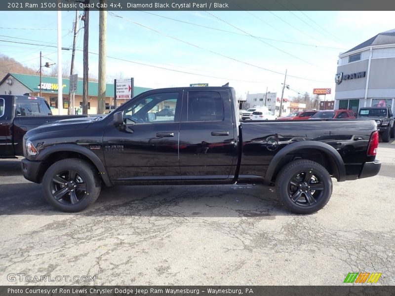 Diamond Black Crystal Pearl / Black 2021 Ram 1500 Classic Quad Cab 4x4