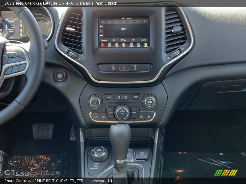 Slate Blue Pearl / Black 2021 Jeep Cherokee Latitude Lux 4x4