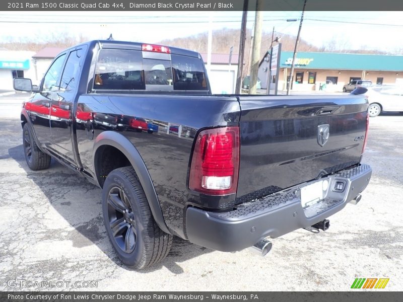 Diamond Black Crystal Pearl / Black 2021 Ram 1500 Classic Quad Cab 4x4