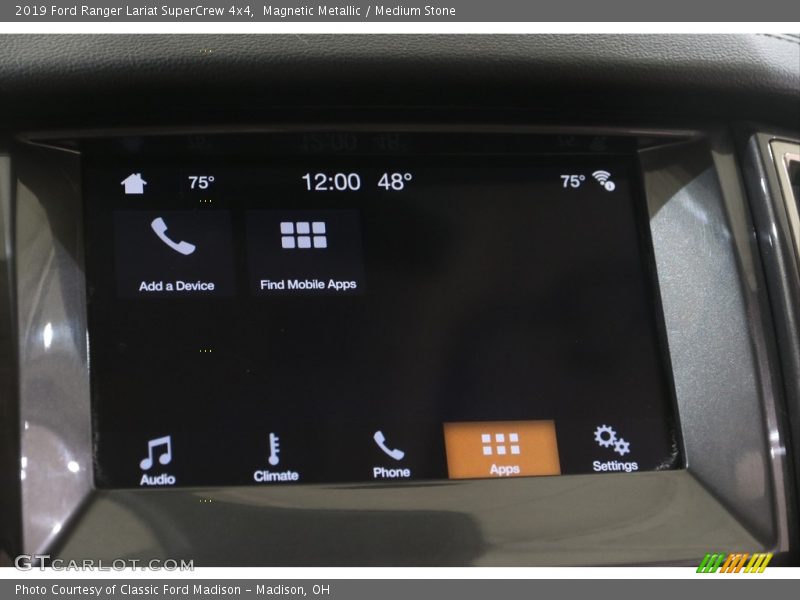 Magnetic Metallic / Medium Stone 2019 Ford Ranger Lariat SuperCrew 4x4