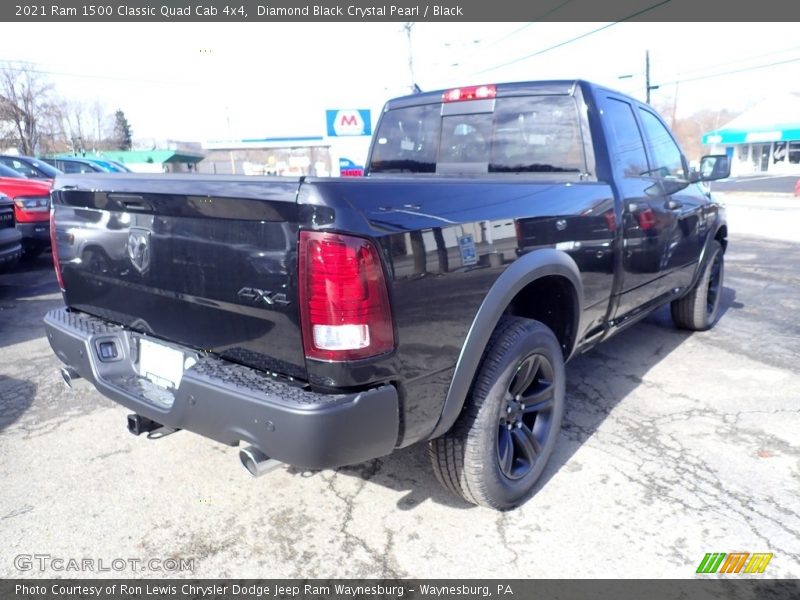 Diamond Black Crystal Pearl / Black 2021 Ram 1500 Classic Quad Cab 4x4