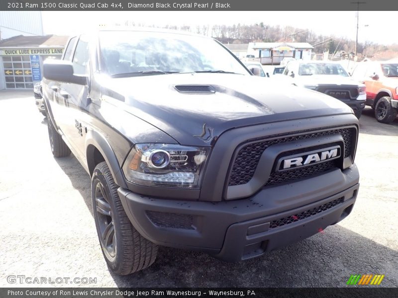Diamond Black Crystal Pearl / Black 2021 Ram 1500 Classic Quad Cab 4x4