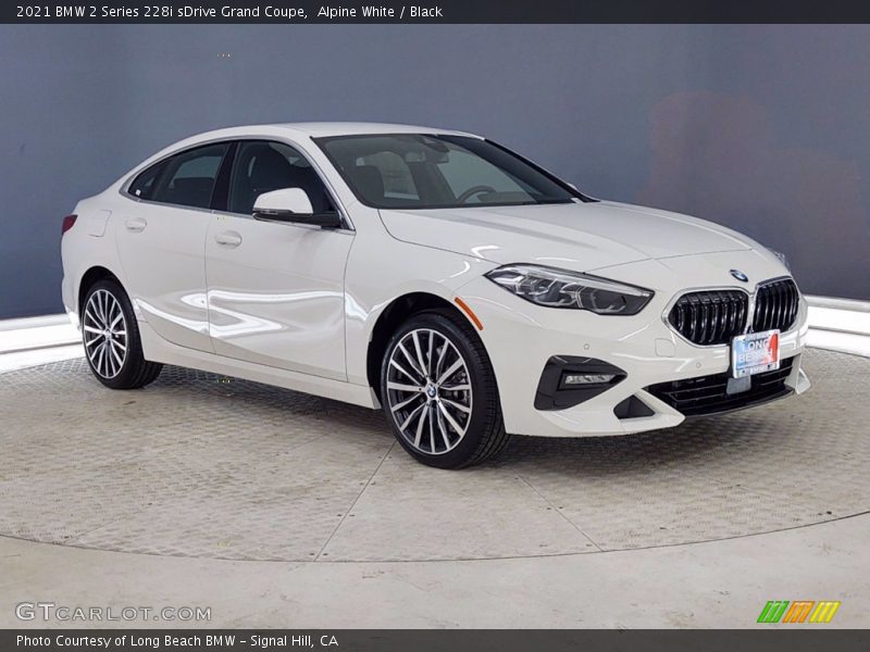 Alpine White / Black 2021 BMW 2 Series 228i sDrive Grand Coupe