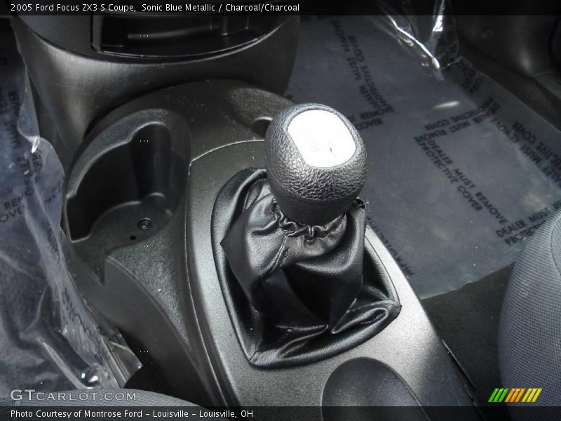 Sonic Blue Metallic / Charcoal/Charcoal 2005 Ford Focus ZX3 S Coupe