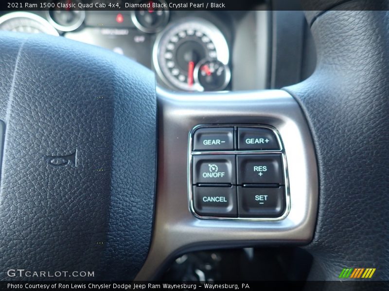 Diamond Black Crystal Pearl / Black 2021 Ram 1500 Classic Quad Cab 4x4