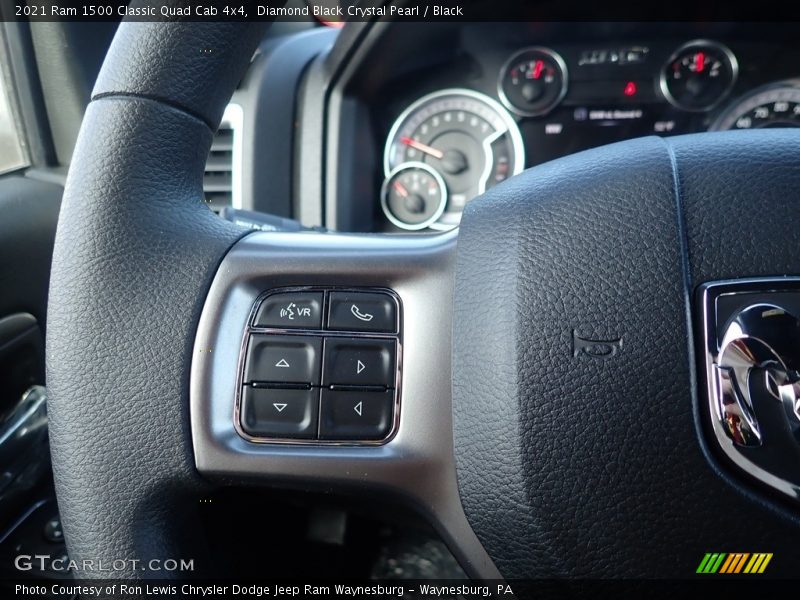 Diamond Black Crystal Pearl / Black 2021 Ram 1500 Classic Quad Cab 4x4