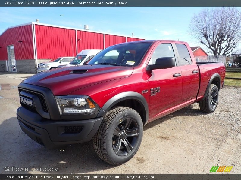 Delmonico Red Pearl / Black 2021 Ram 1500 Classic Quad Cab 4x4