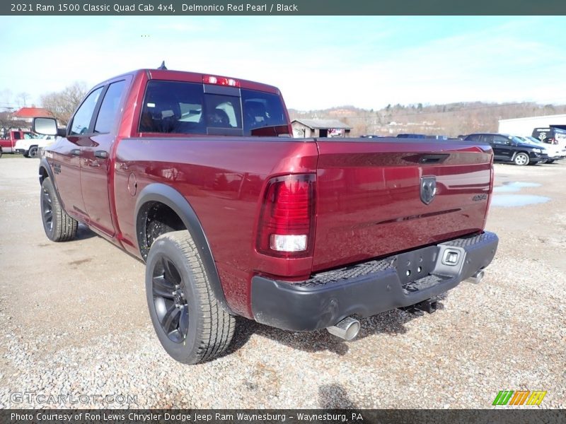 Delmonico Red Pearl / Black 2021 Ram 1500 Classic Quad Cab 4x4