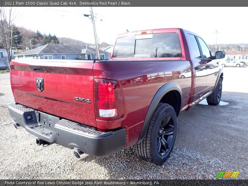 Delmonico Red Pearl / Black 2021 Ram 1500 Classic Quad Cab 4x4