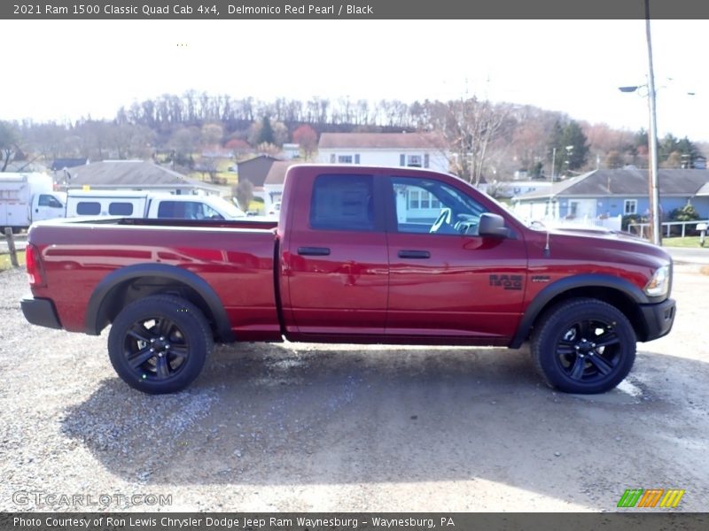 Delmonico Red Pearl / Black 2021 Ram 1500 Classic Quad Cab 4x4
