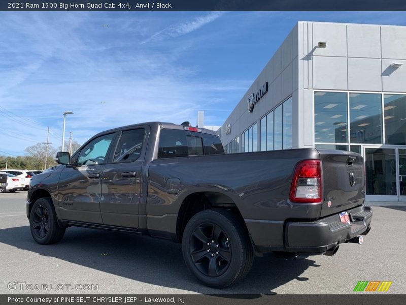 Anvil / Black 2021 Ram 1500 Big Horn Quad Cab 4x4