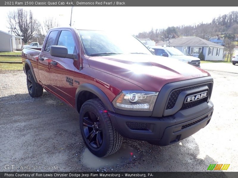 Delmonico Red Pearl / Black 2021 Ram 1500 Classic Quad Cab 4x4