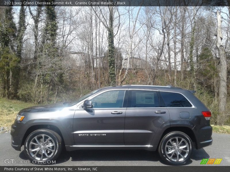 Granite Crystal Metallic / Black 2021 Jeep Grand Cherokee Summit 4x4