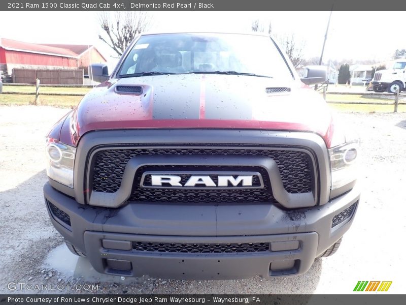 Delmonico Red Pearl / Black 2021 Ram 1500 Classic Quad Cab 4x4