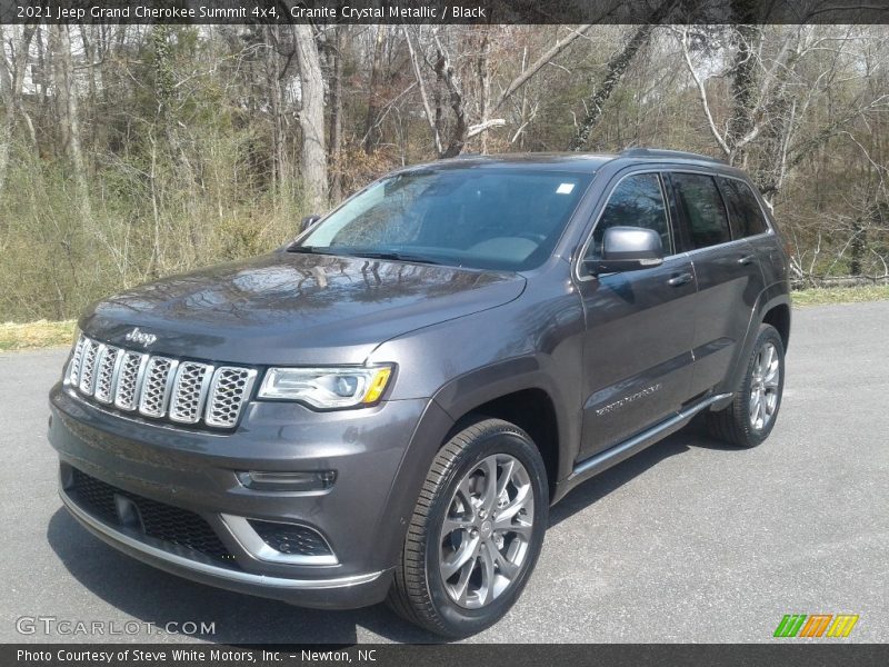 Granite Crystal Metallic / Black 2021 Jeep Grand Cherokee Summit 4x4