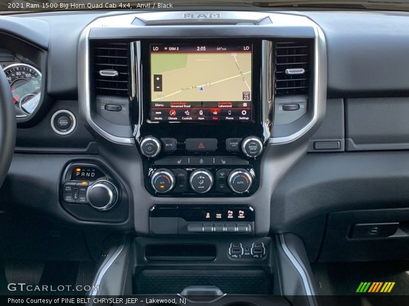 Anvil / Black 2021 Ram 1500 Big Horn Quad Cab 4x4