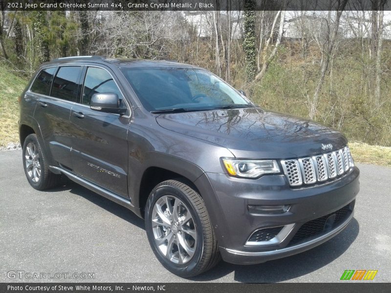 Granite Crystal Metallic / Black 2021 Jeep Grand Cherokee Summit 4x4