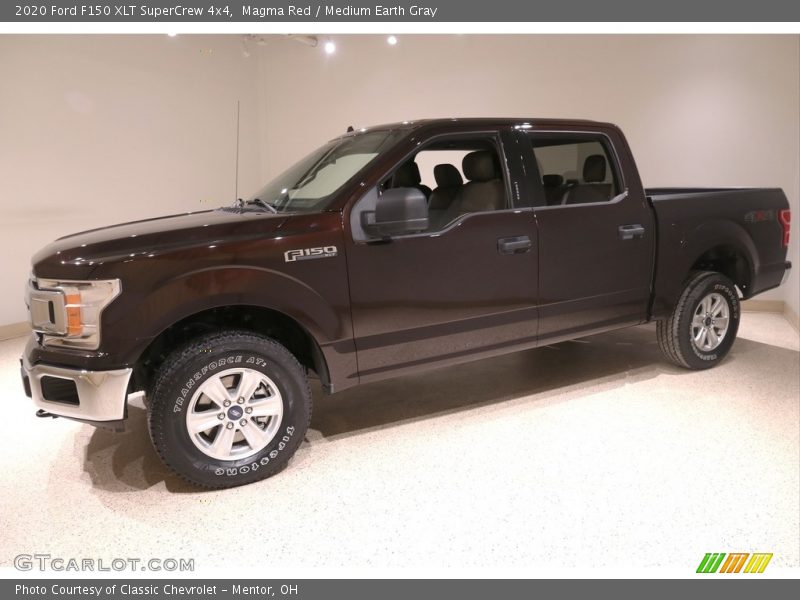 Magma Red / Medium Earth Gray 2020 Ford F150 XLT SuperCrew 4x4