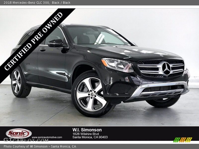 Black / Black 2018 Mercedes-Benz GLC 300