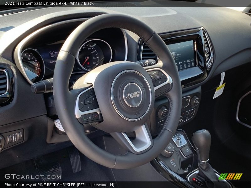 White / Black 2021 Jeep Compass Latitude 4x4