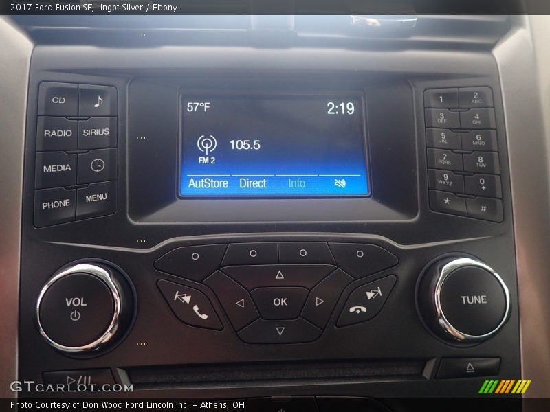 Ingot Silver / Ebony 2017 Ford Fusion SE