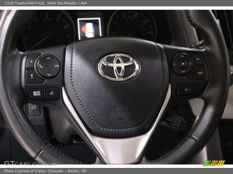 Silver Sky Metallic / Ash 2018 Toyota RAV4 XLE