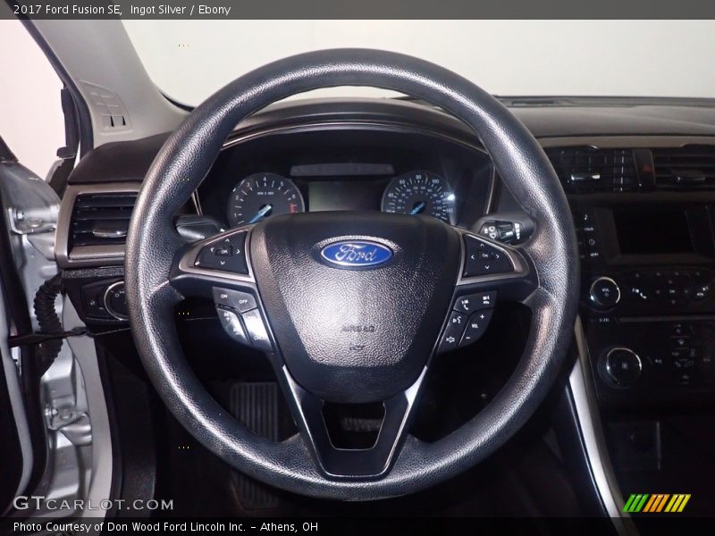 Ingot Silver / Ebony 2017 Ford Fusion SE