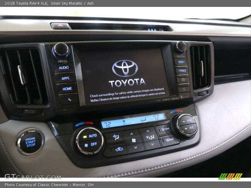 Silver Sky Metallic / Ash 2018 Toyota RAV4 XLE