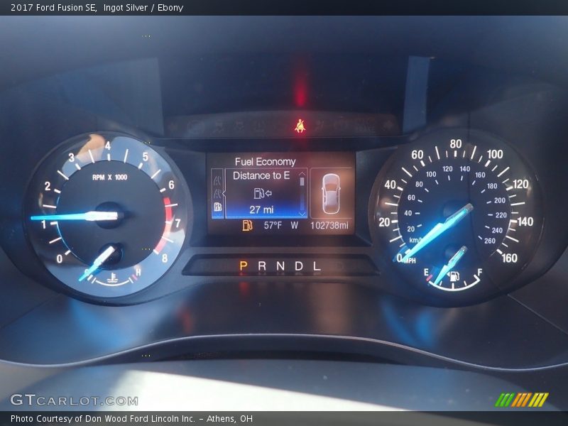 Ingot Silver / Ebony 2017 Ford Fusion SE
