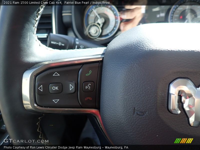 Patriot Blue Pearl / Indigo/Frost 2021 Ram 1500 Limited Crew Cab 4x4