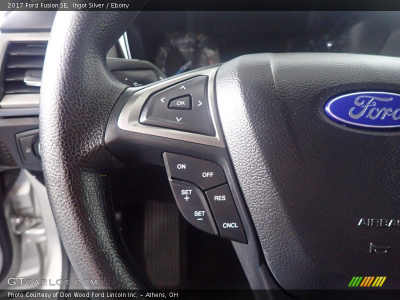 Ingot Silver / Ebony 2017 Ford Fusion SE
