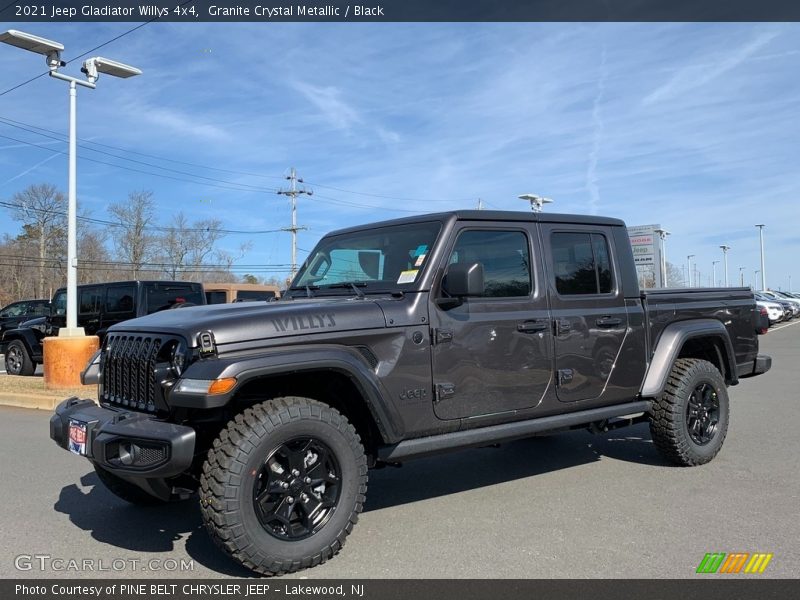 Granite Crystal Metallic / Black 2021 Jeep Gladiator Willys 4x4