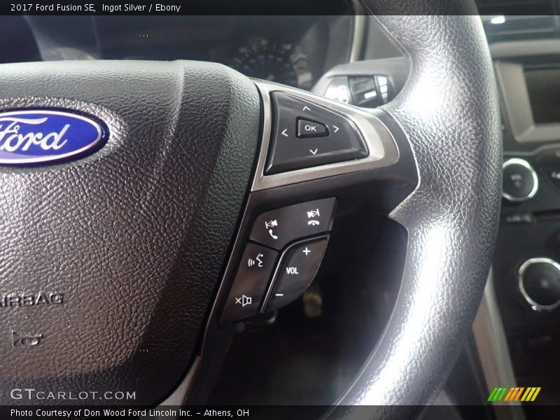 Ingot Silver / Ebony 2017 Ford Fusion SE