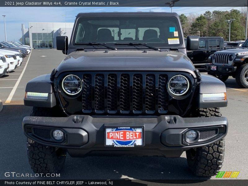 Granite Crystal Metallic / Black 2021 Jeep Gladiator Willys 4x4