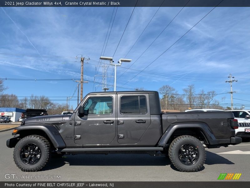  2021 Gladiator Willys 4x4 Granite Crystal Metallic
