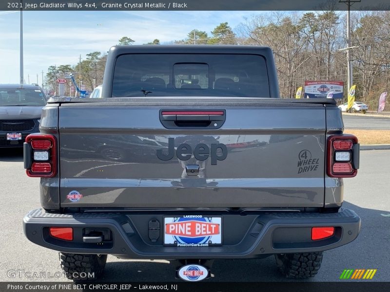 Granite Crystal Metallic / Black 2021 Jeep Gladiator Willys 4x4